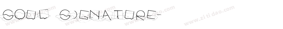 Soul Signature字体转换
